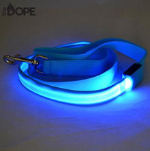Load image into Gallery viewer, Blue LED Dog Leash